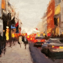 Winter light New Bond Street London